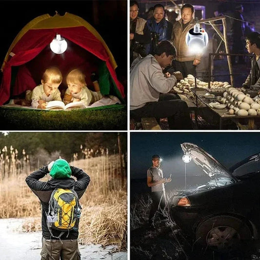 🔆 Solar-Powered Folding Camping Lamp