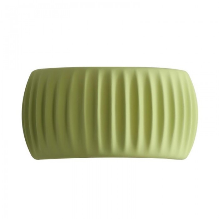 Modern Art Deco resin ribbed wall light