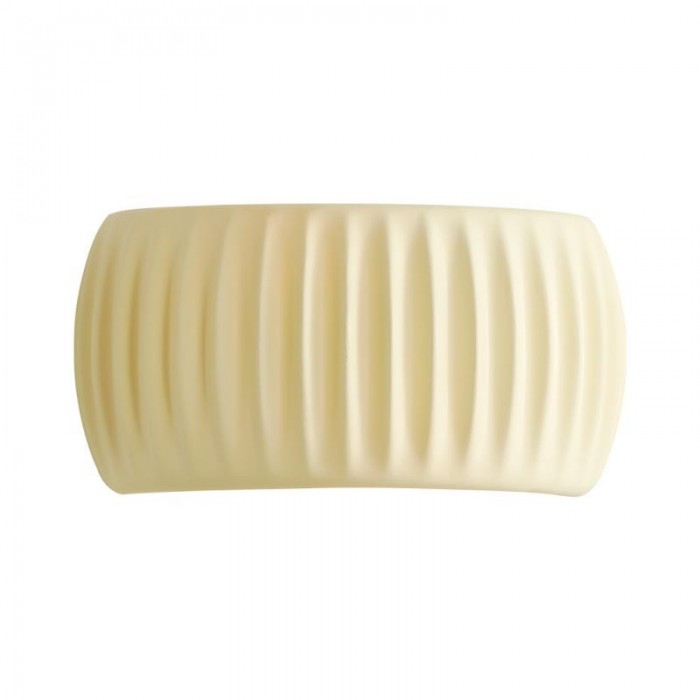 Modern Art Deco resin ribbed wall light