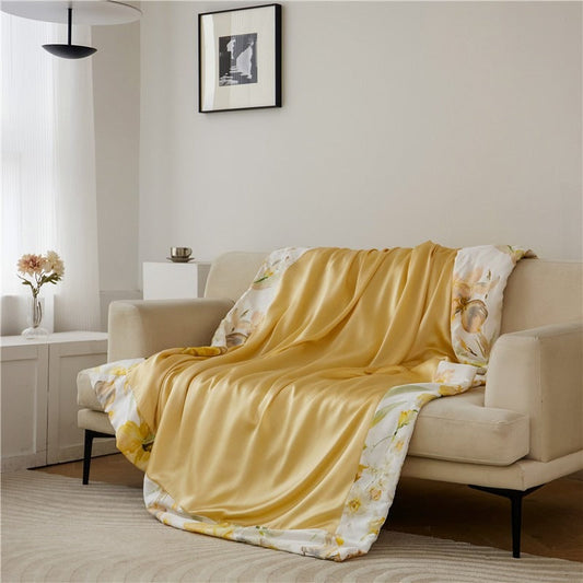 Harmonies Silk Eucalyptus Blanket