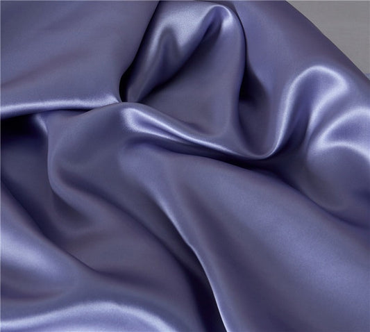 Harmonies Blue Mulberry Silk & Eucalyptus Reversible Blanket