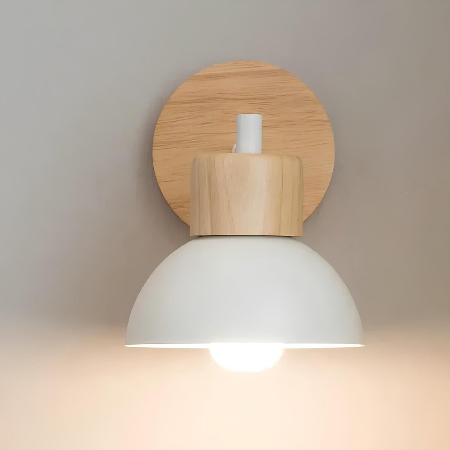Rustic Wooden Lamp