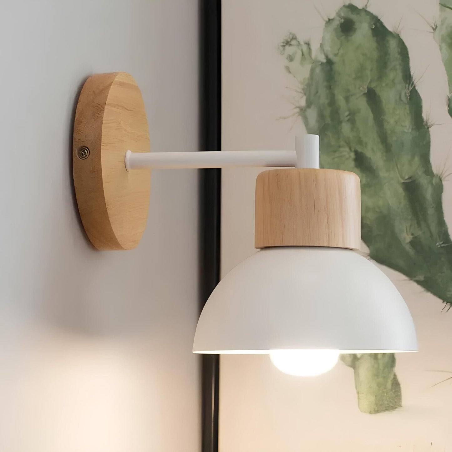 Rustic Wooden Lamp