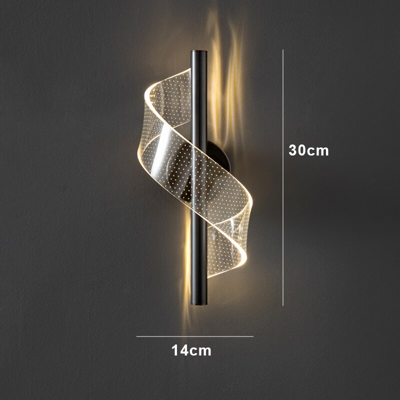 Glasspilar™ - Luxurious wall light with glass candelabra