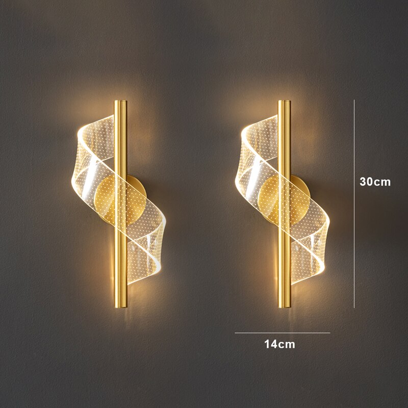 Glasspilar™ - Luxurious wall light with glass candelabra