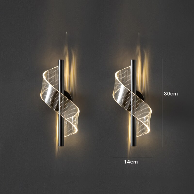 Glasspilar™ - Luxurious wall light with glass candelabra